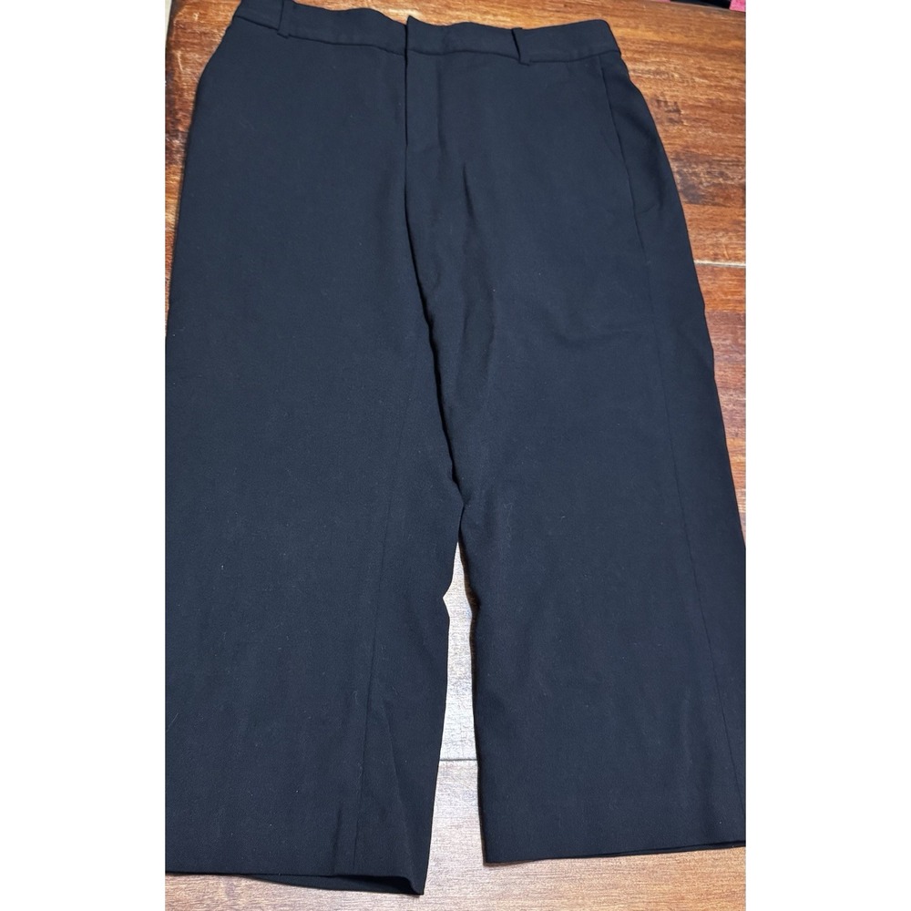 Lauren Ralph Lauren Women's Black Wool‎ Blend Cropped Pants – Size 8